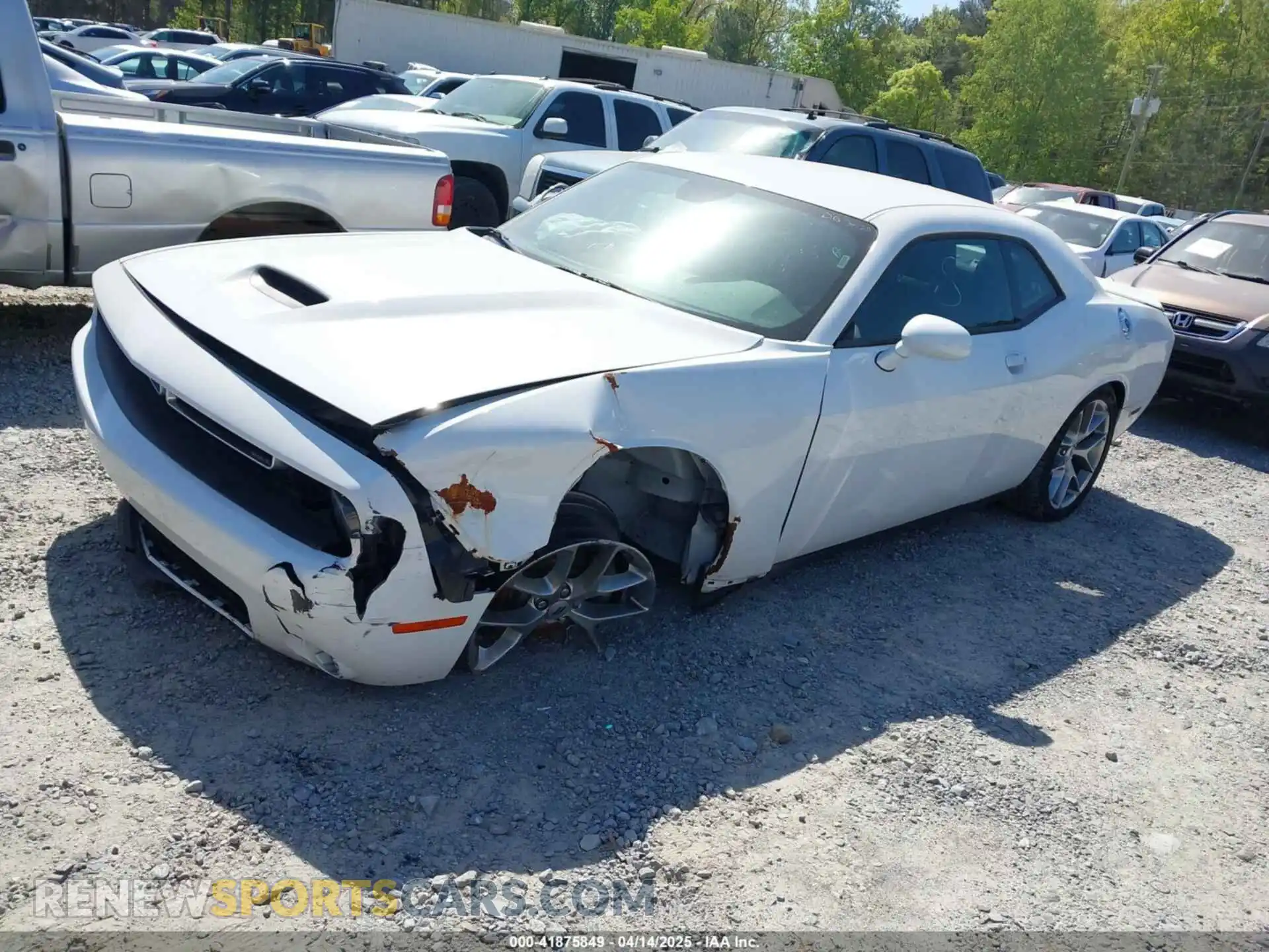 2 Photograph of a damaged car 2C3CDZJG9NH237465 DODGE CHALLENGER 2022