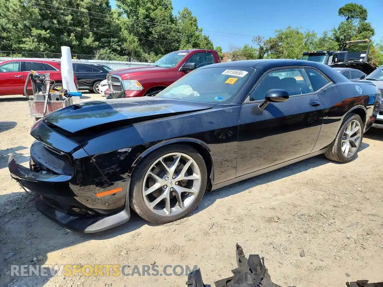 1 Photograph of a damaged car 2C3CDZJG9NH237742 DODGE CHALLENGER 2022