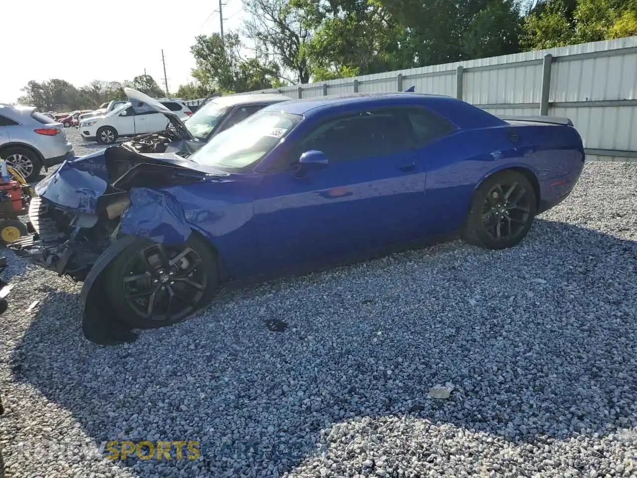 1 Photograph of a damaged car 2C3CDZJGXNH113284 DODGE CHALLENGER 2022