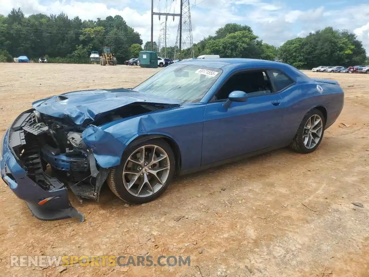 1 Photograph of a damaged car 2C3CDZJGXNH249754 DODGE CHALLENGER 2022
