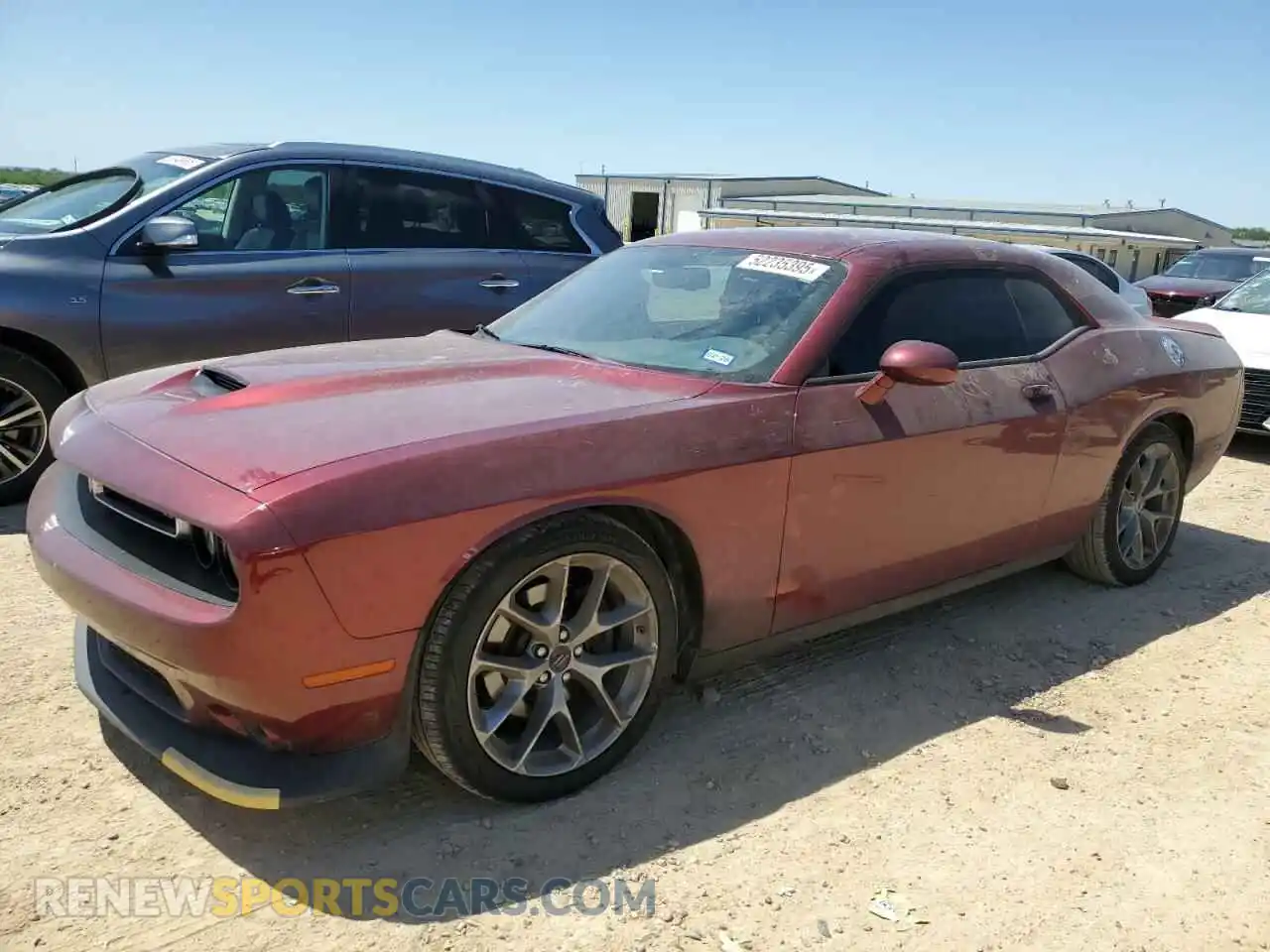 1 Photograph of a damaged car 2C3CDZJGXNH268529 DODGE CHALLENGER 2022