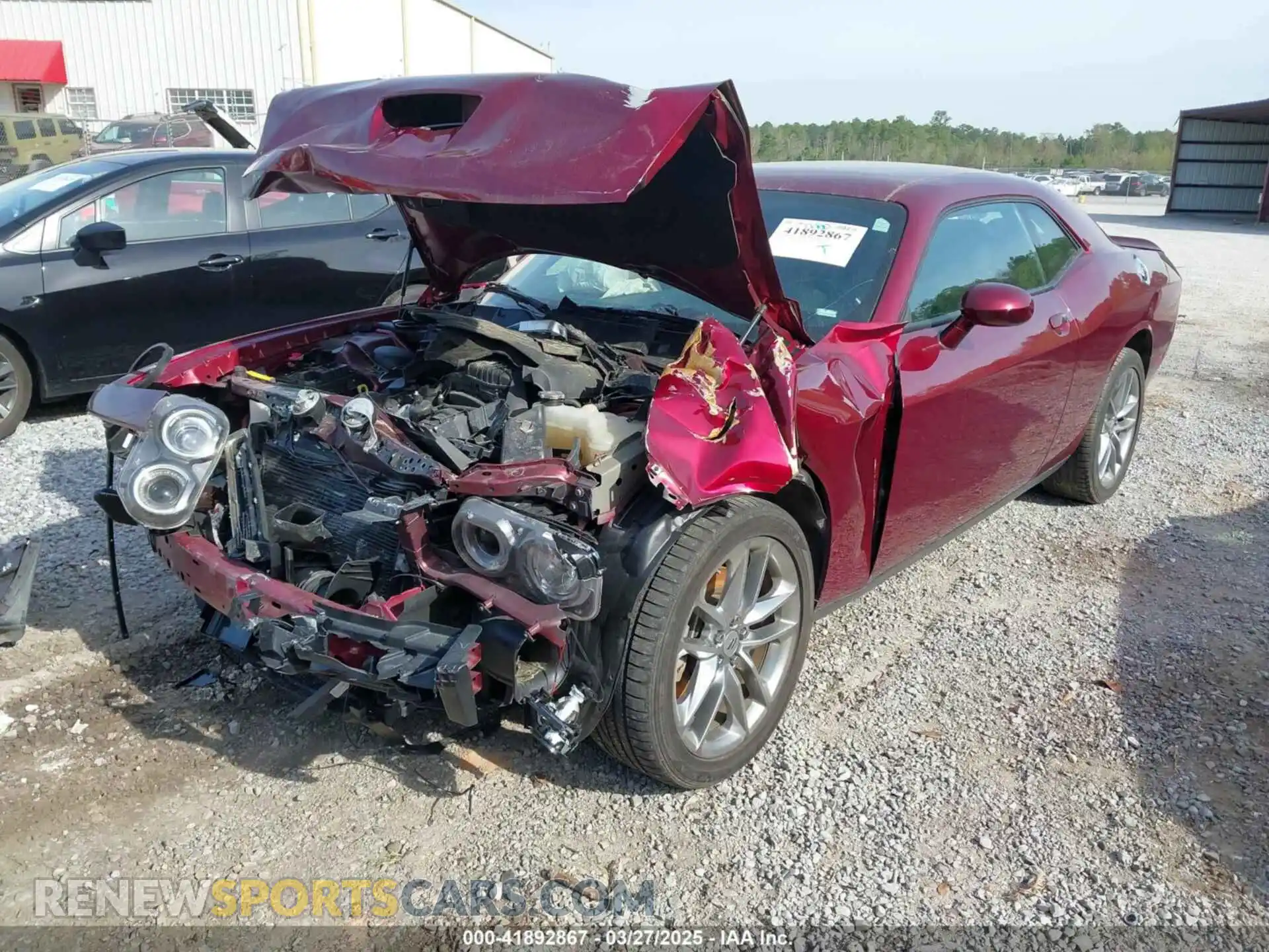 2 Photograph of a damaged car 2C3CDZKG0NH242990 DODGE CHALLENGER 2022