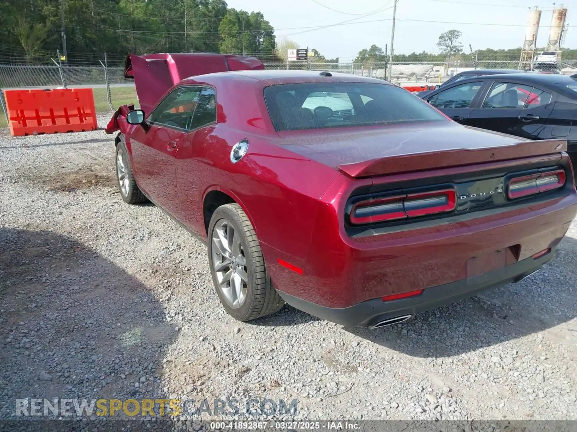 3 Photograph of a damaged car 2C3CDZKG0NH242990 DODGE CHALLENGER 2022