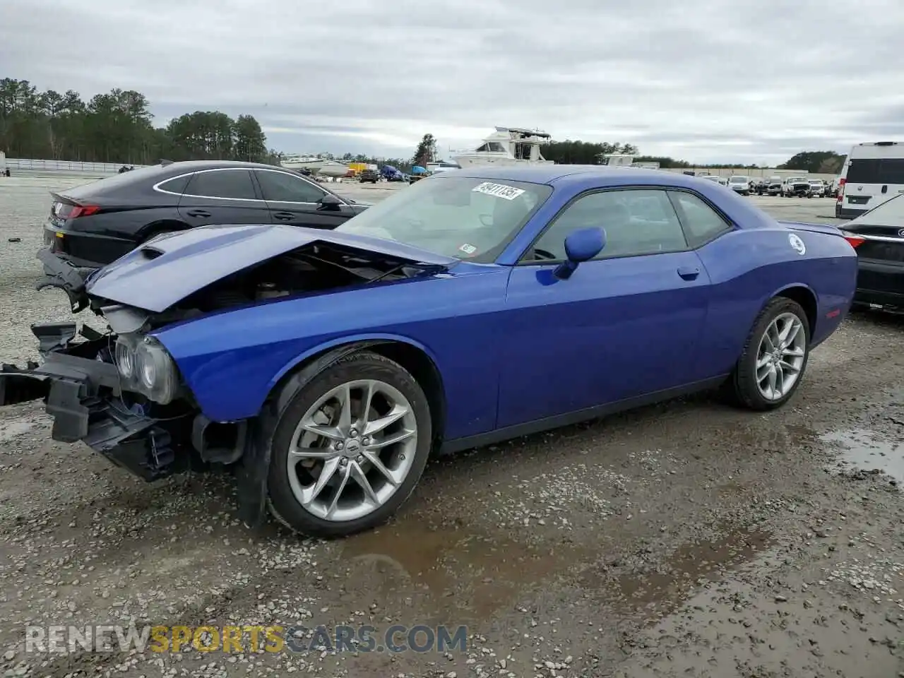 1 Photograph of a damaged car 2C3CDZKG2NH109518 DODGE CHALLENGER 2022