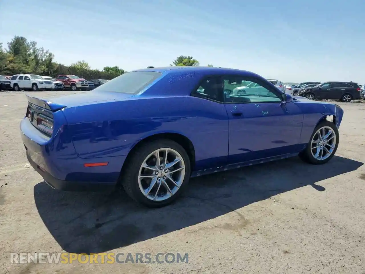 3 Photograph of a damaged car 2C3CDZKG3NH185863 DODGE CHALLENGER 2022