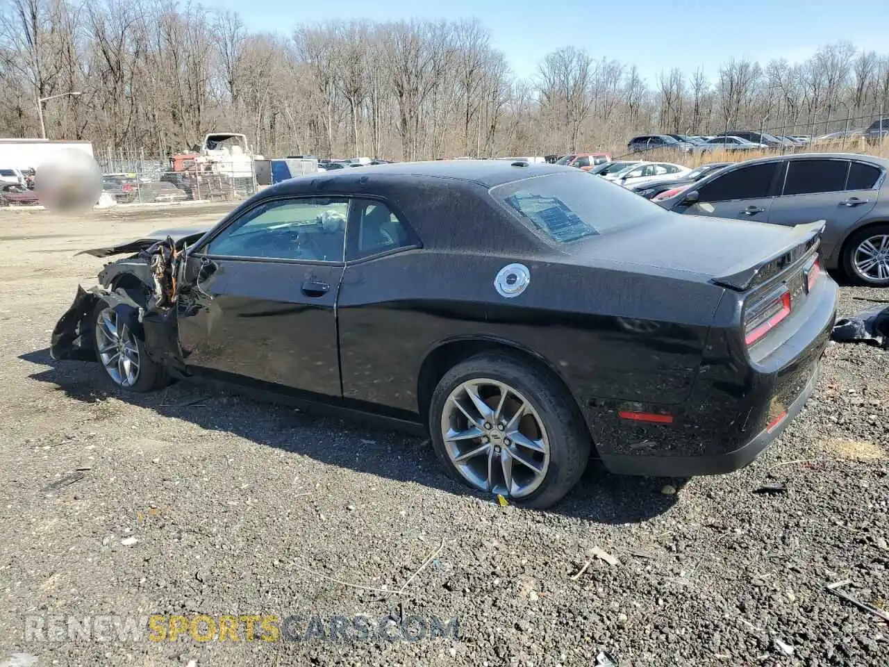 2 Photograph of a damaged car 2C3CDZKG3NH223754 DODGE CHALLENGER 2022
