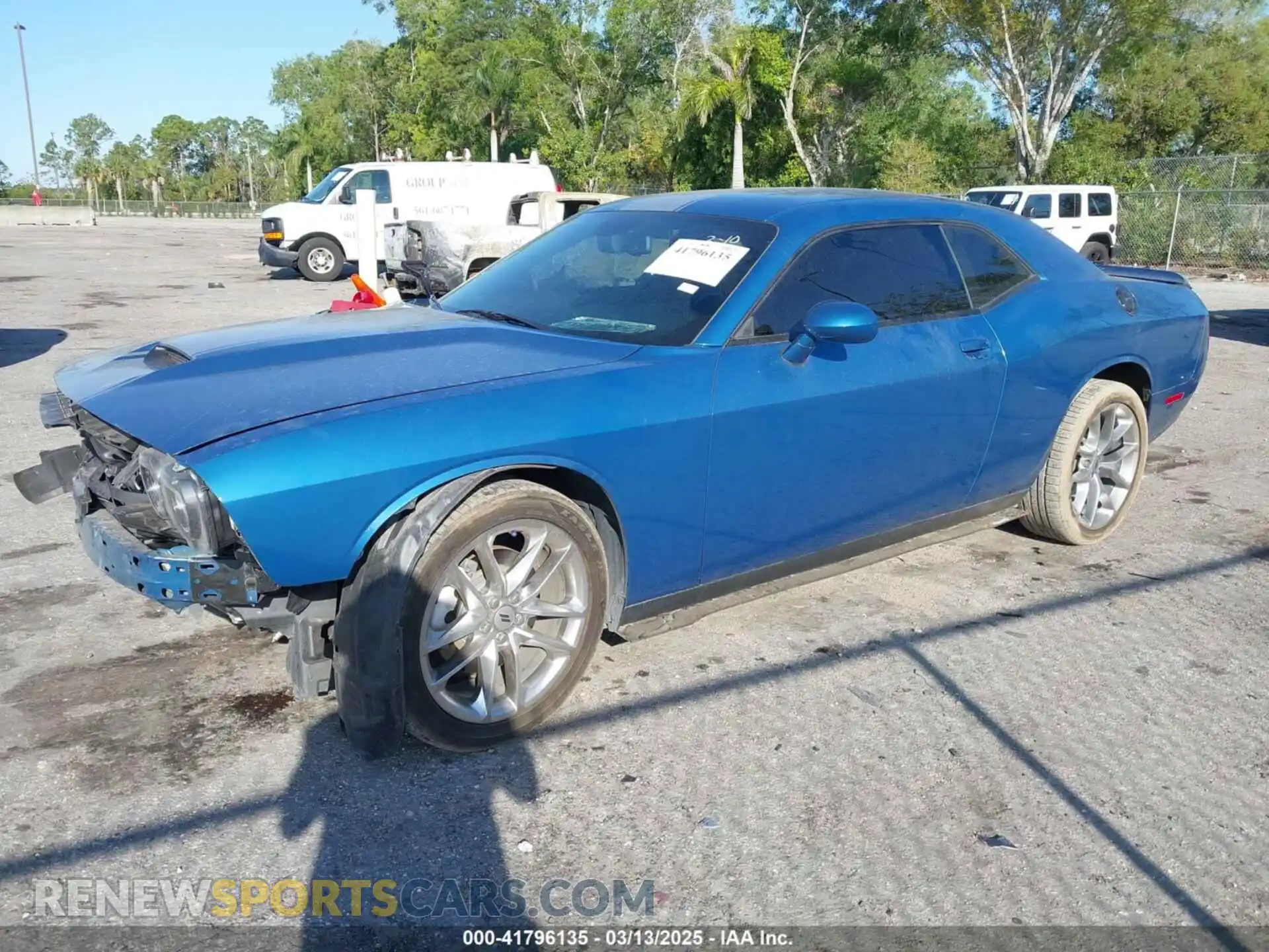 2 Photograph of a damaged car 2C3CDZKG3NH247715 DODGE CHALLENGER 2022