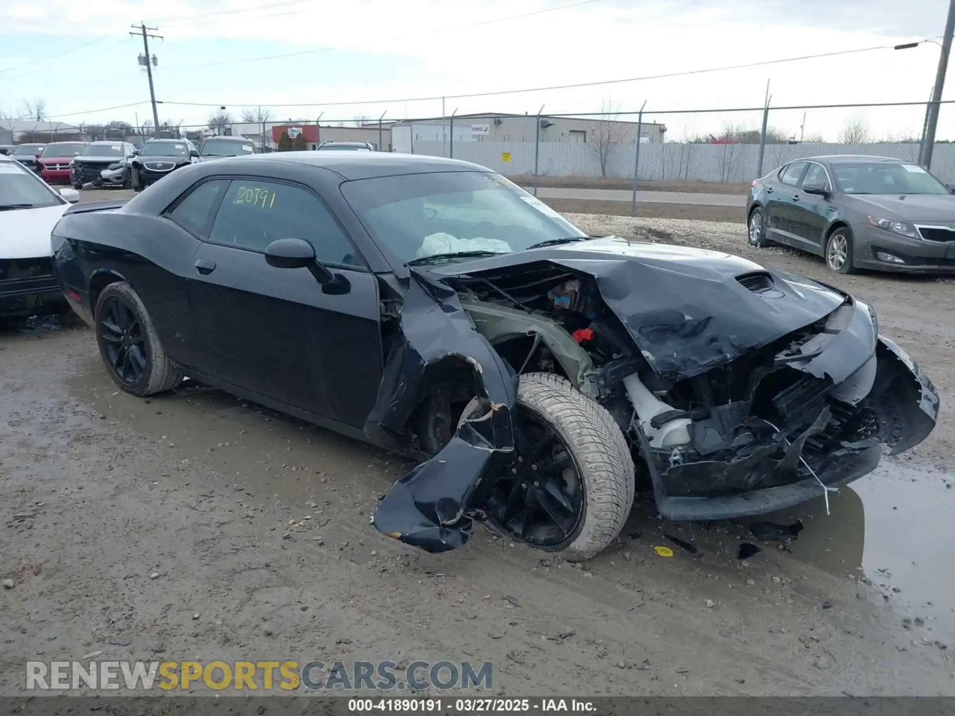 1 Photograph of a damaged car 2C3CDZKG4NH243012 DODGE CHALLENGER 2022