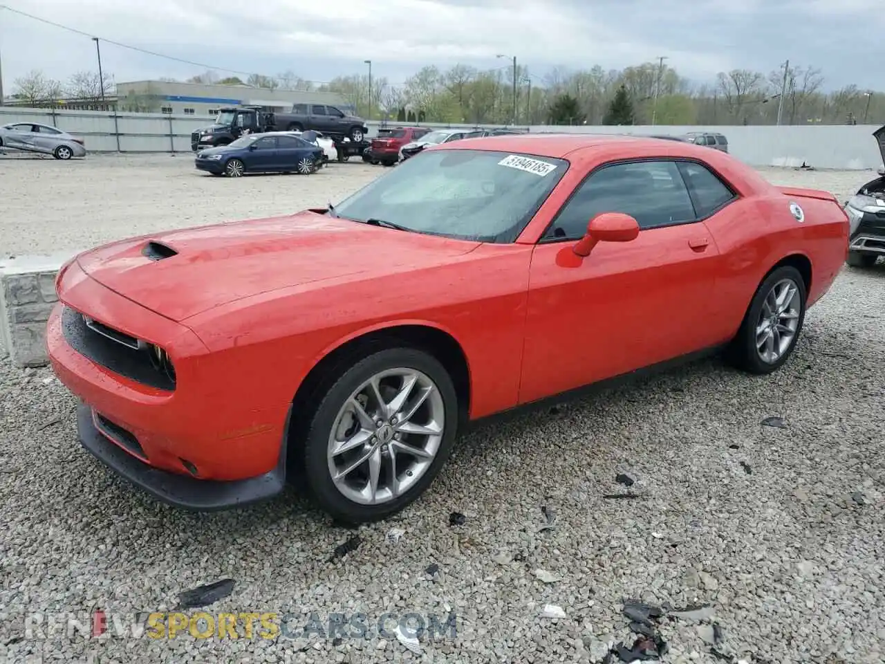 1 Photograph of a damaged car 2C3CDZKG5NH160690 DODGE CHALLENGER 2022