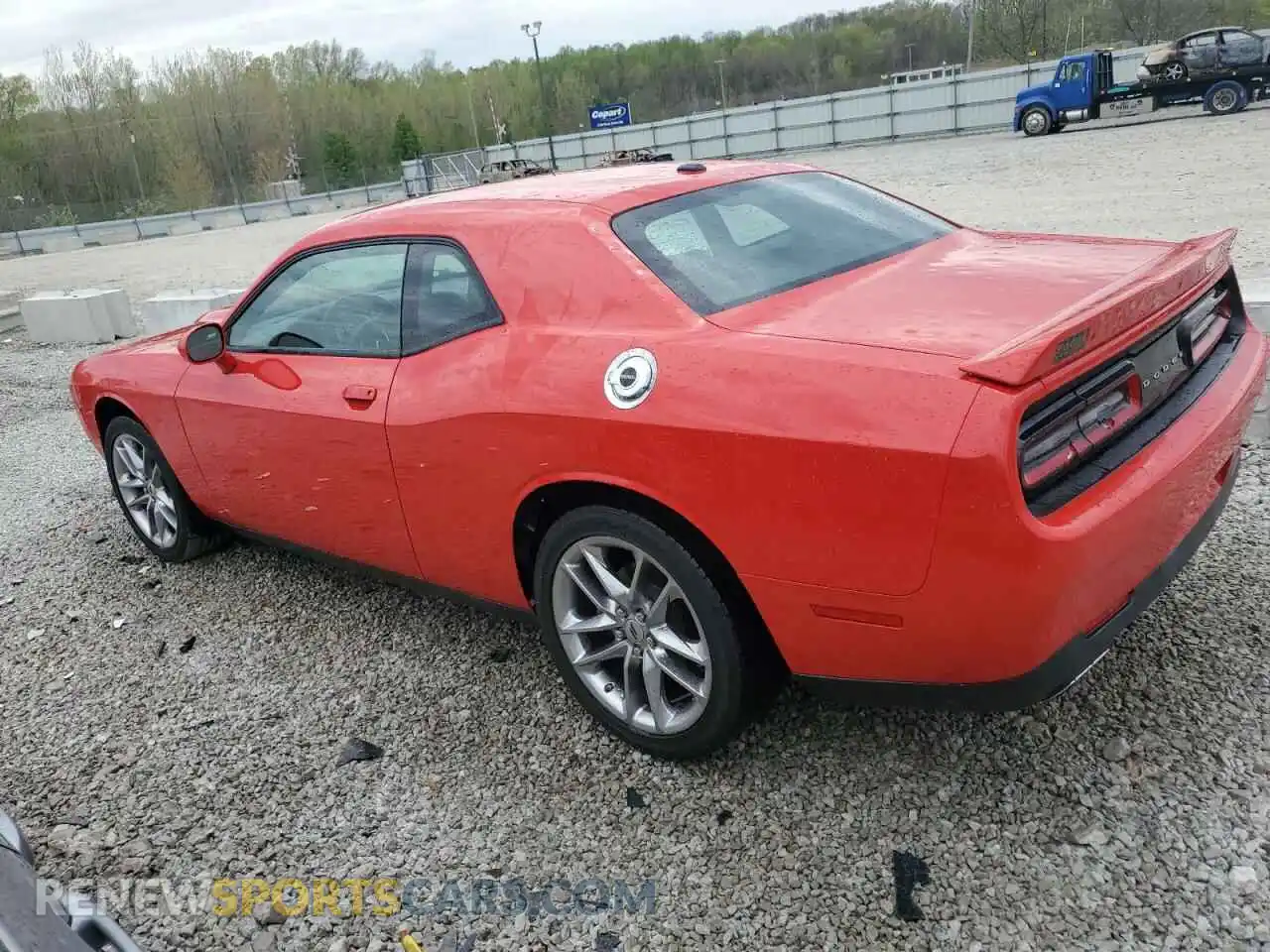2 Photograph of a damaged car 2C3CDZKG5NH160690 DODGE CHALLENGER 2022