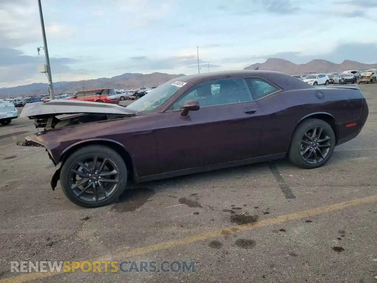 1 Photograph of a damaged car 2C3CDZKG5NH232942 DODGE CHALLENGER 2022