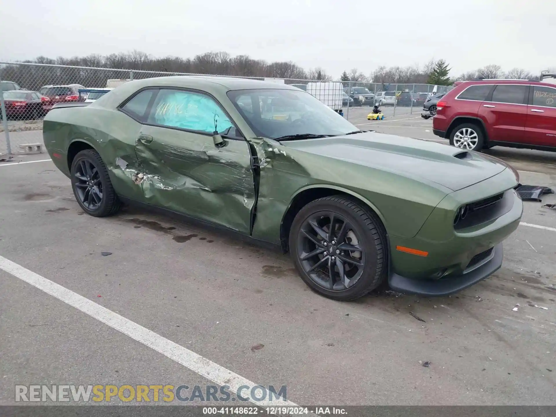 1 Photograph of a damaged car 2C3CDZKG5NH237171 DODGE CHALLENGER 2022