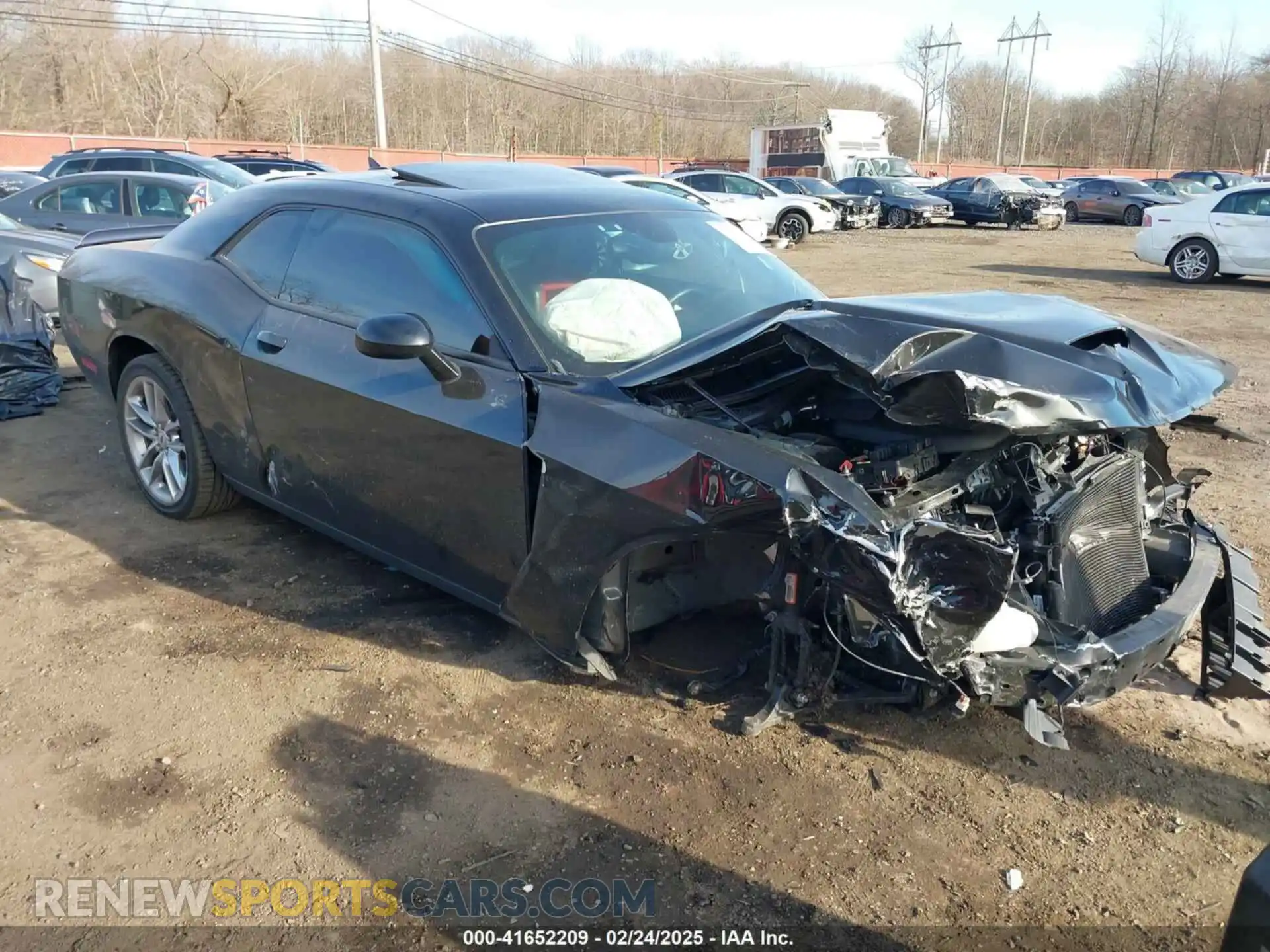 1 Photograph of a damaged car 2C3CDZKG6NH175795 DODGE CHALLENGER 2022