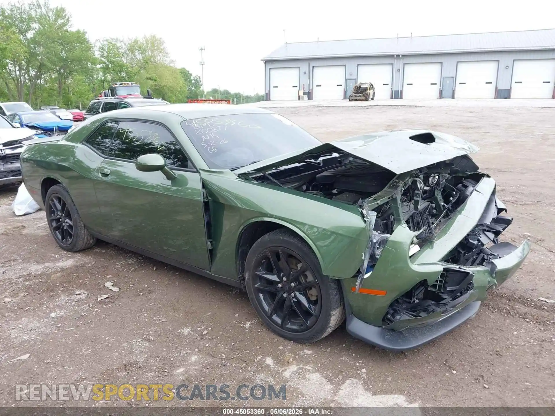 1 Photograph of a damaged car 2C3CDZKG6NH205877 DODGE CHALLENGER 2022
