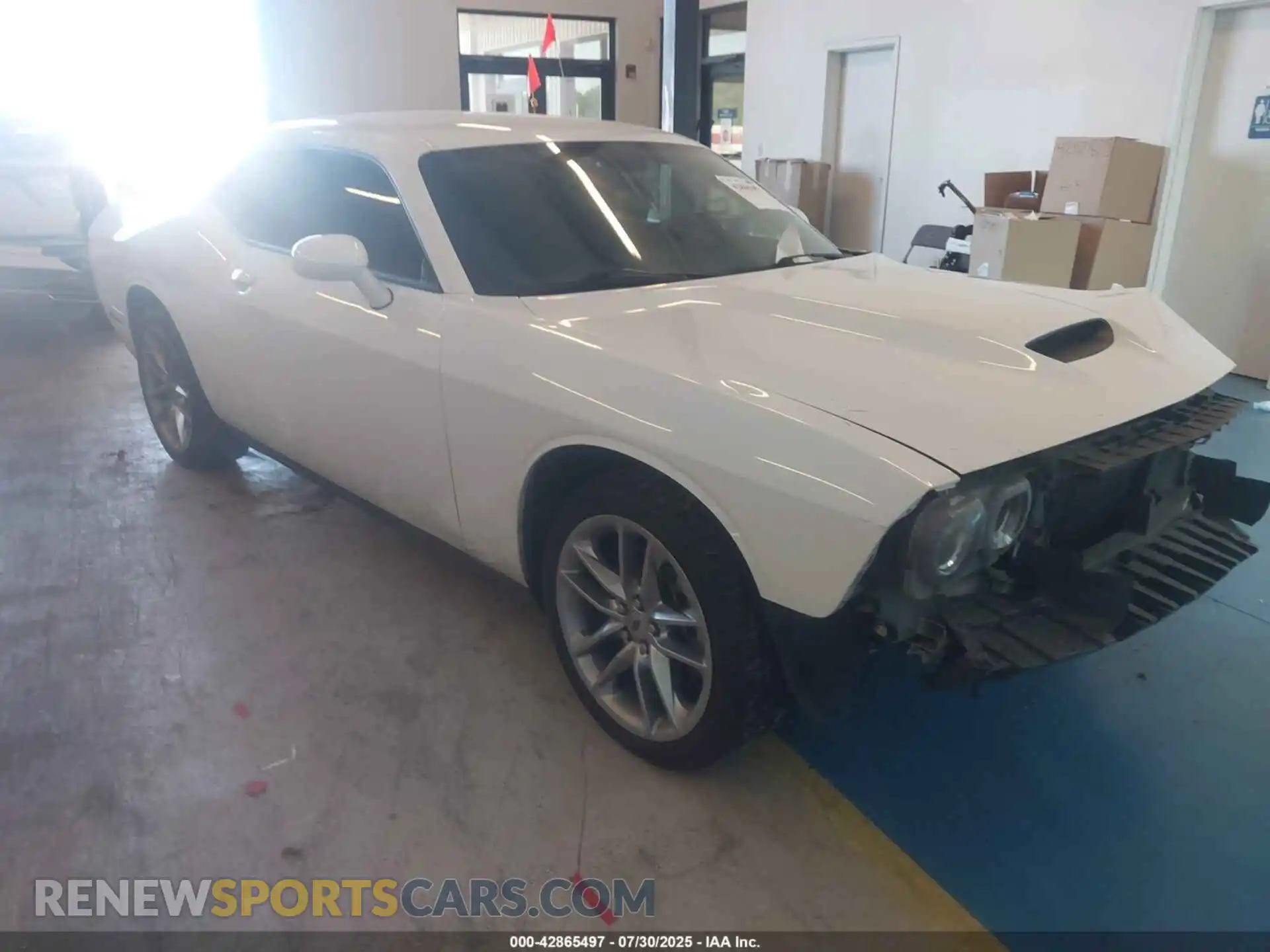 1 Photograph of a damaged car 2C3CDZKG6NH223876 DODGE CHALLENGER 2022