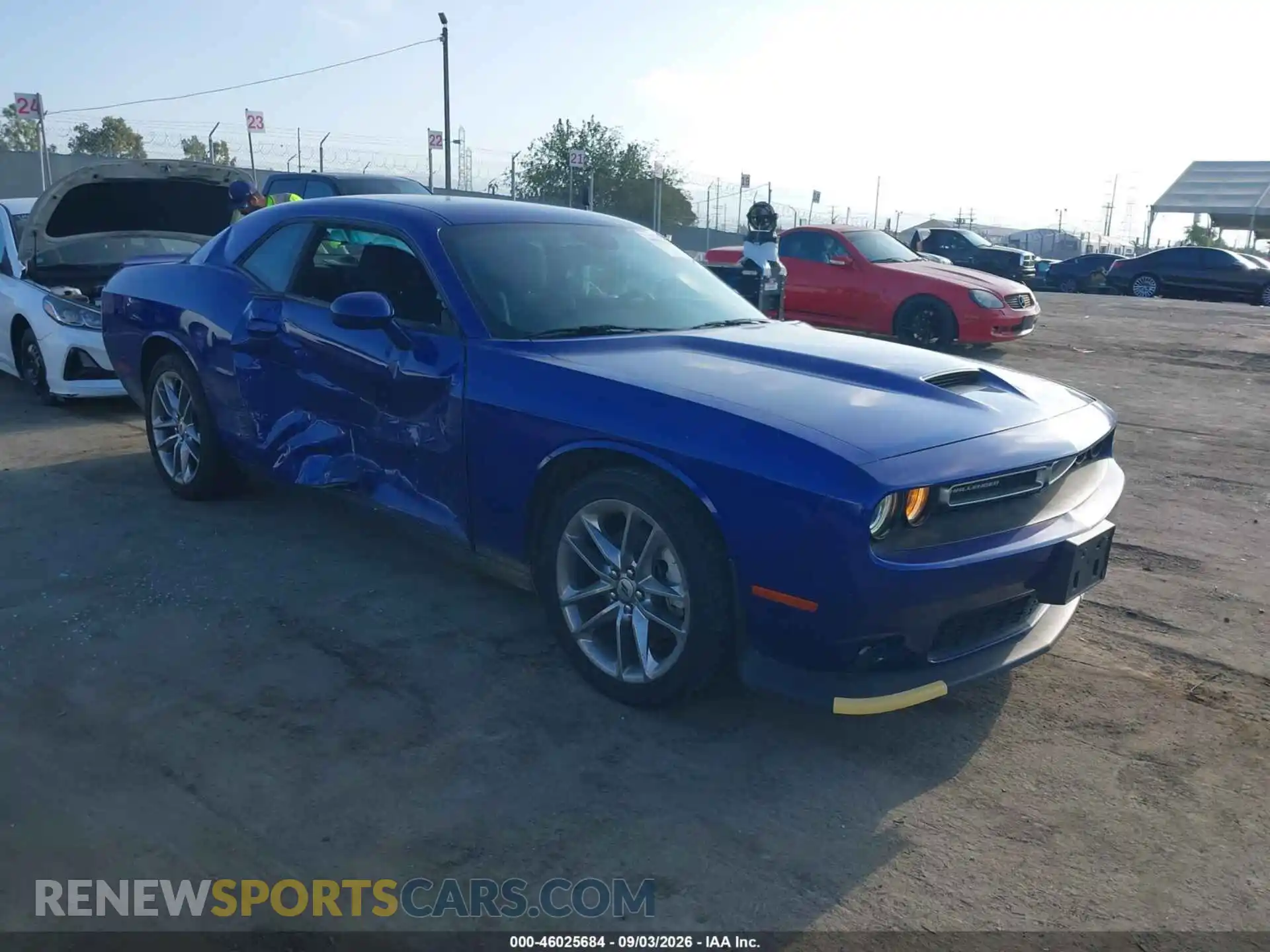 1 Photograph of a damaged car 2C3CDZKG7NH230951 DODGE CHALLENGER 2022