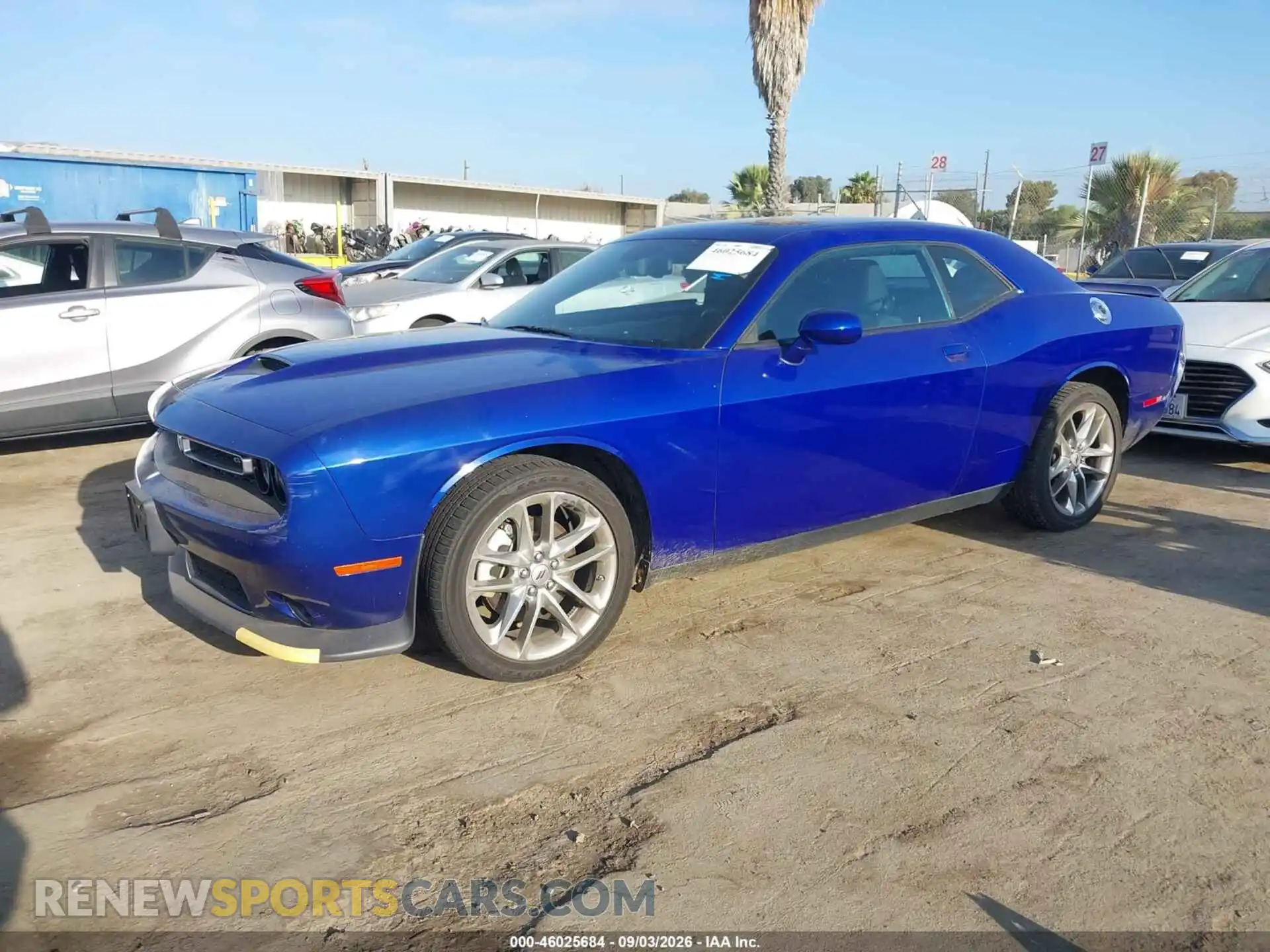 2 Photograph of a damaged car 2C3CDZKG7NH230951 DODGE CHALLENGER 2022