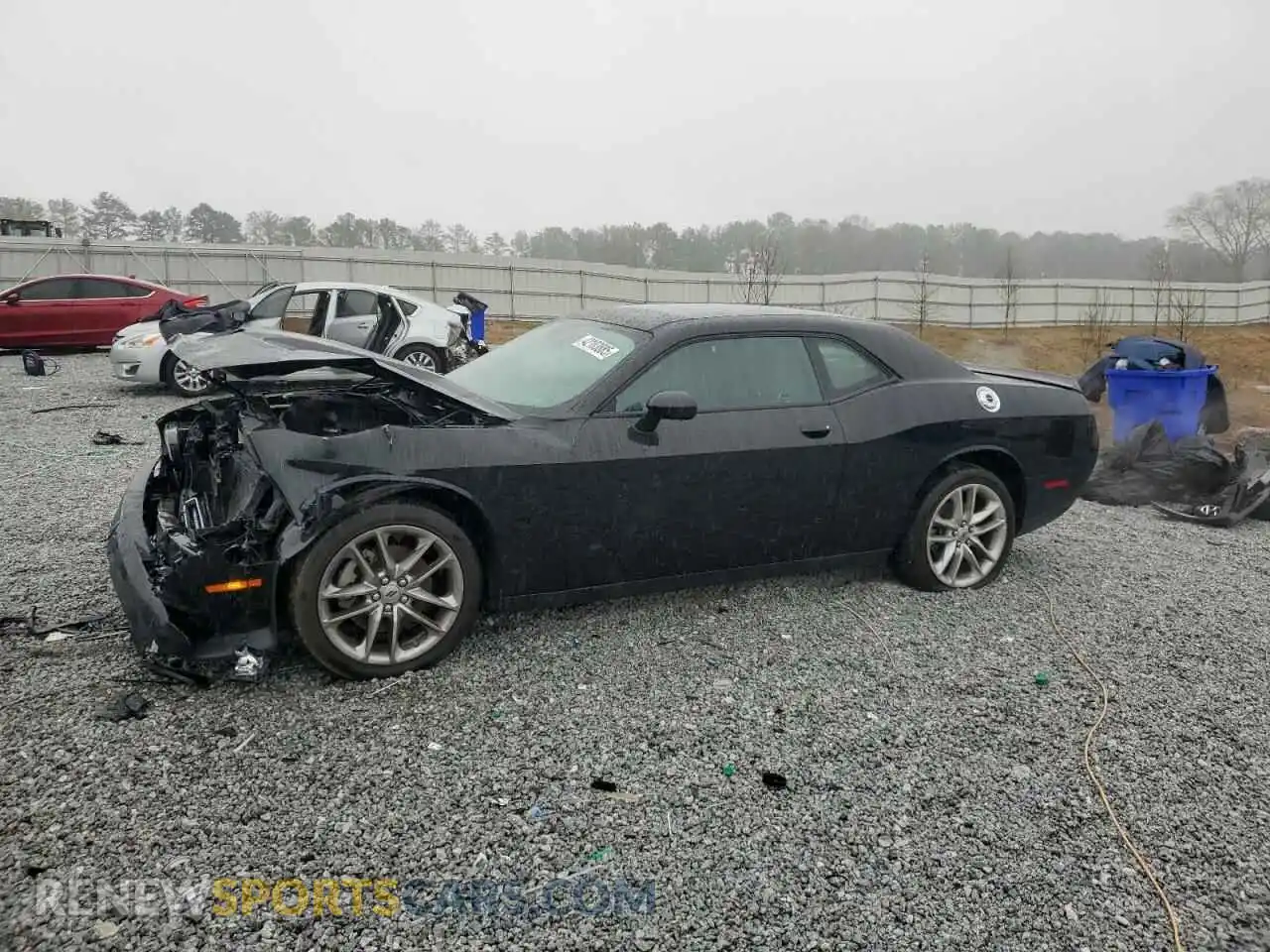 1 Photograph of a damaged car 2C3CDZKG8NH192405 DODGE CHALLENGER 2022