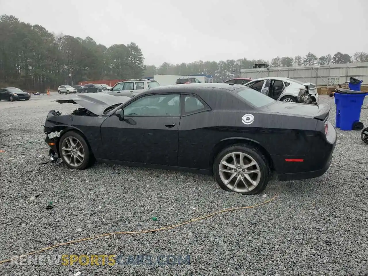 2 Photograph of a damaged car 2C3CDZKG8NH192405 DODGE CHALLENGER 2022