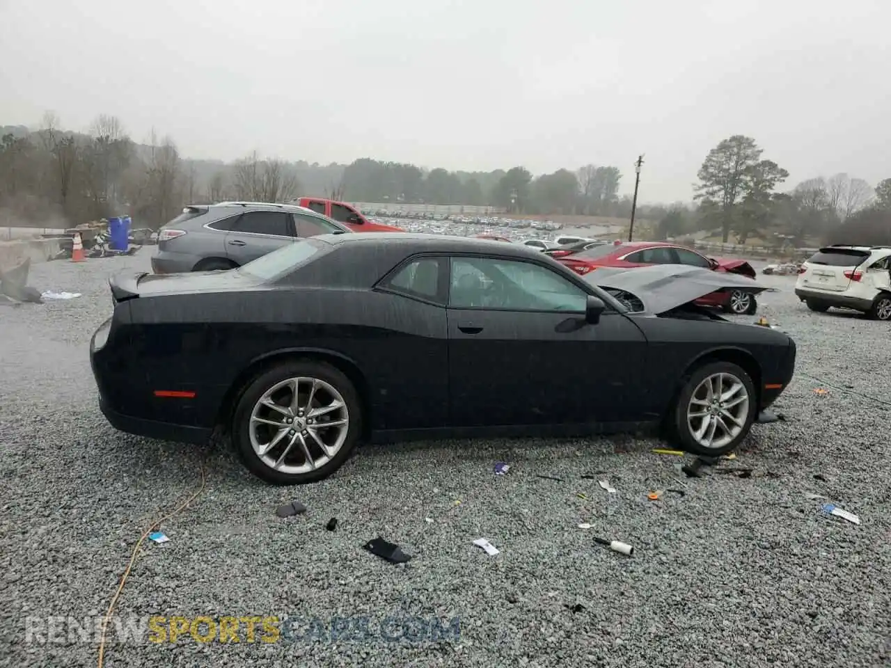 3 Photograph of a damaged car 2C3CDZKG8NH192405 DODGE CHALLENGER 2022