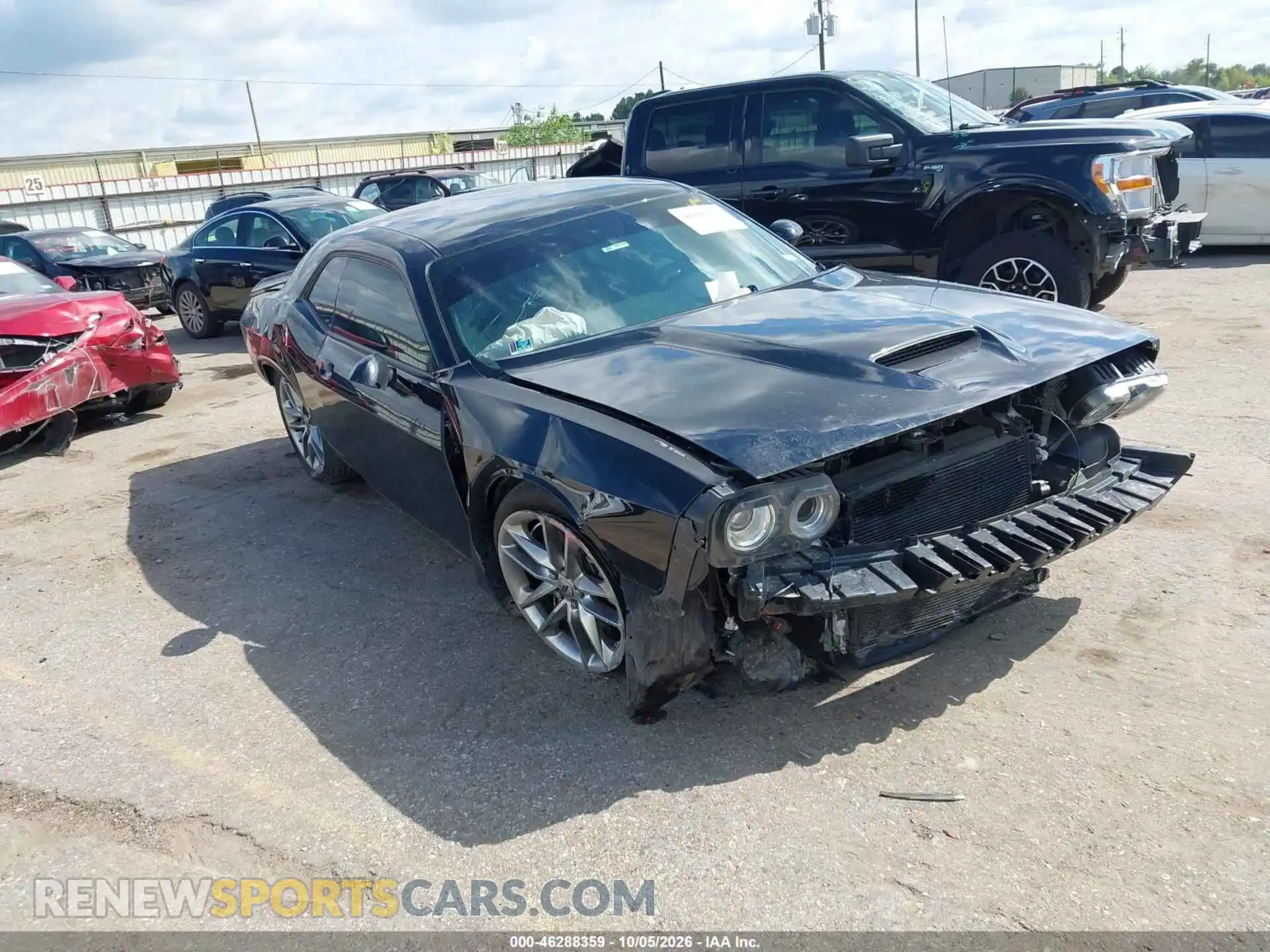 1 Photograph of a damaged car 2C3CDZKG9NH118510 DODGE CHALLENGER 2022