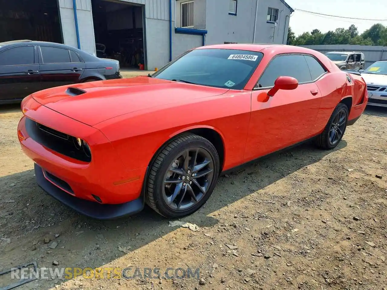 1 Photograph of a damaged car 2C3CDZKG9NH237304 DODGE CHALLENGER 2022