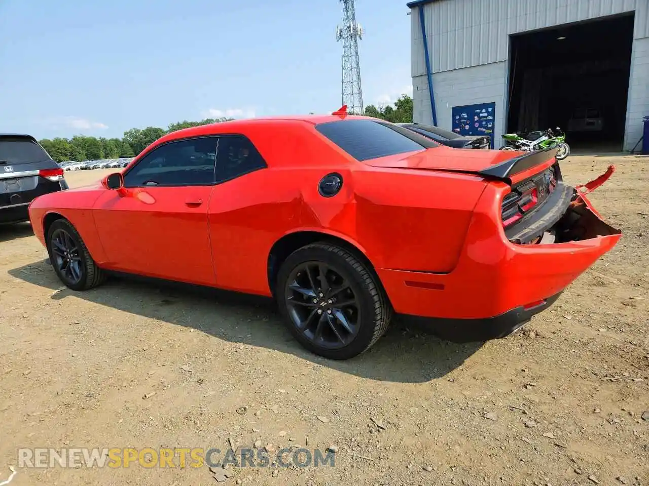 2 Photograph of a damaged car 2C3CDZKG9NH237304 DODGE CHALLENGER 2022