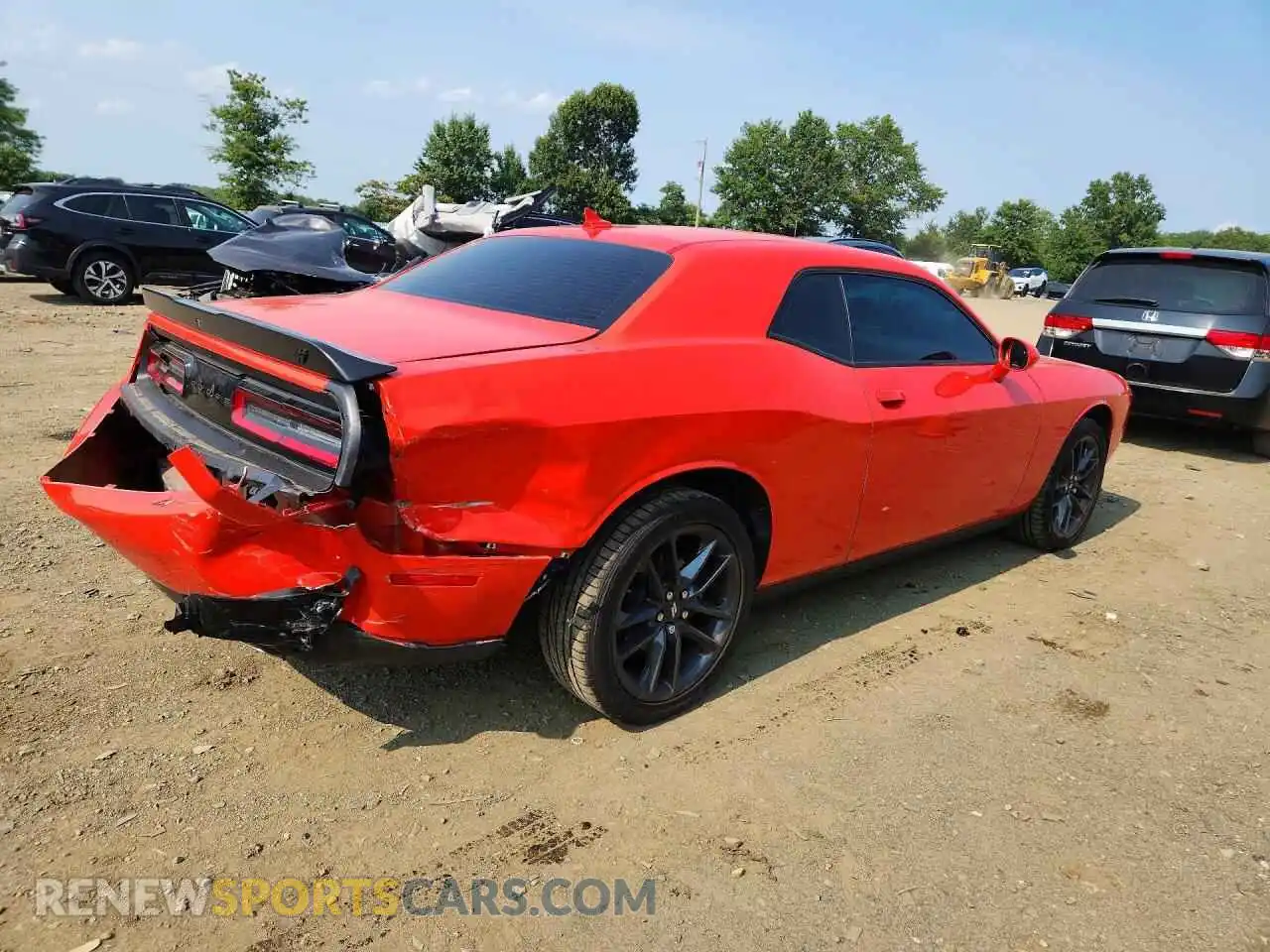 3 Photograph of a damaged car 2C3CDZKG9NH237304 DODGE CHALLENGER 2022