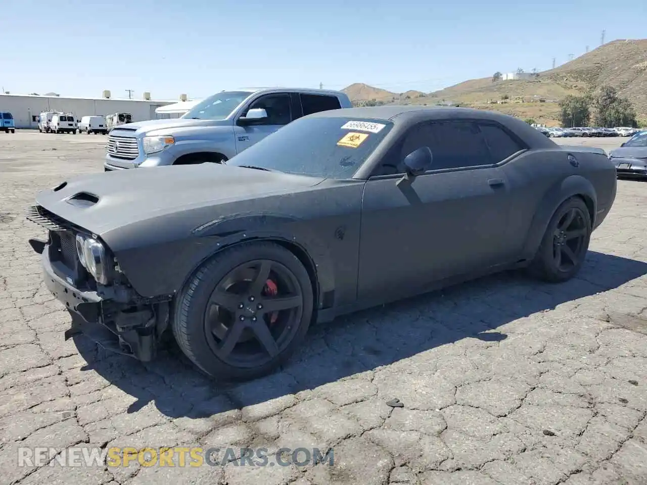 1 Photograph of a damaged car 2C3CDZL93NH108247 DODGE CHALLENGER 2022