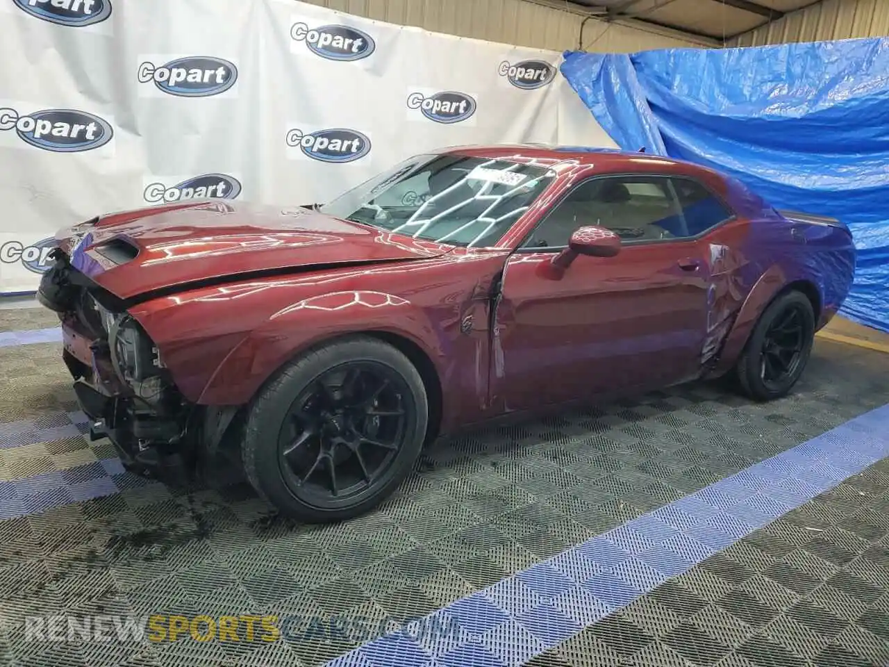1 Photograph of a damaged car 2C3CDZL94NH136073 DODGE CHALLENGER 2022