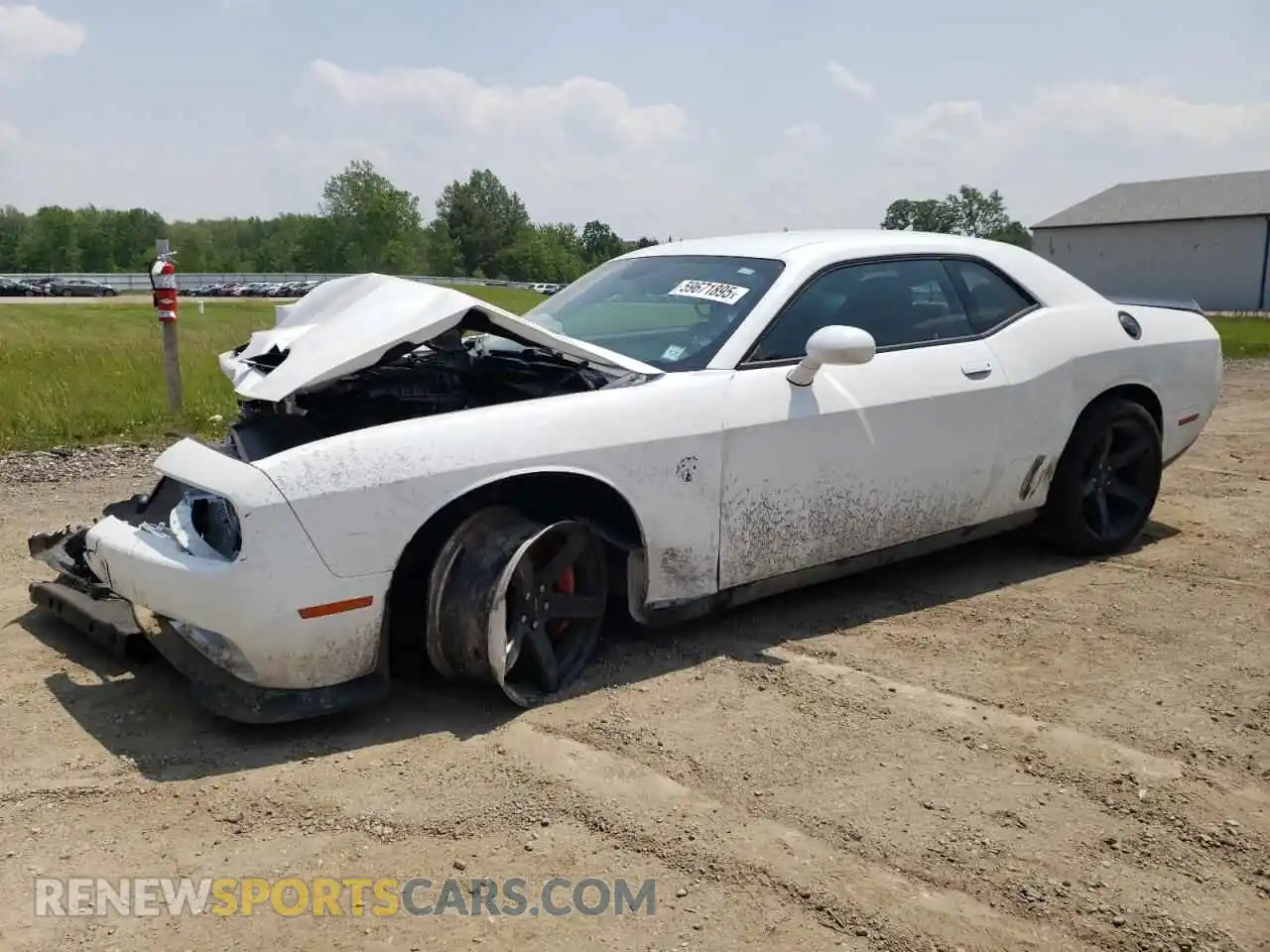 1 Photograph of a damaged car 2C3CDZL9XNH154819 DODGE CHALLENGER 2022