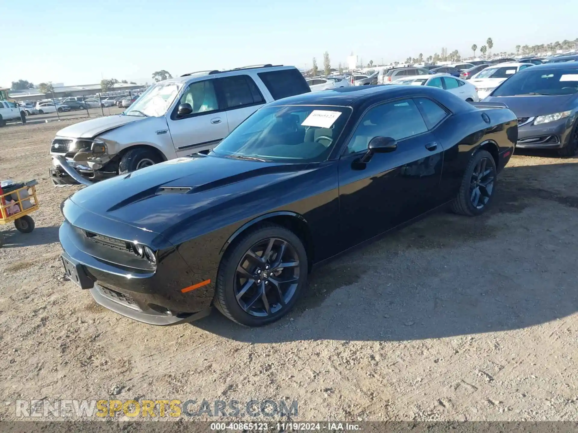 2 Photograph of a damaged car 2C3CDZAG0PH597128 DODGE CHALLENGER 2023