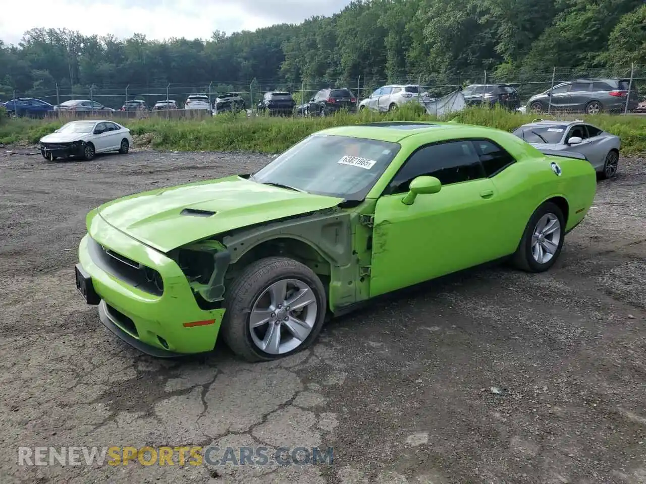 1 Photograph of a damaged car 2C3CDZAG0PH653469 DODGE CHALLENGER 2023