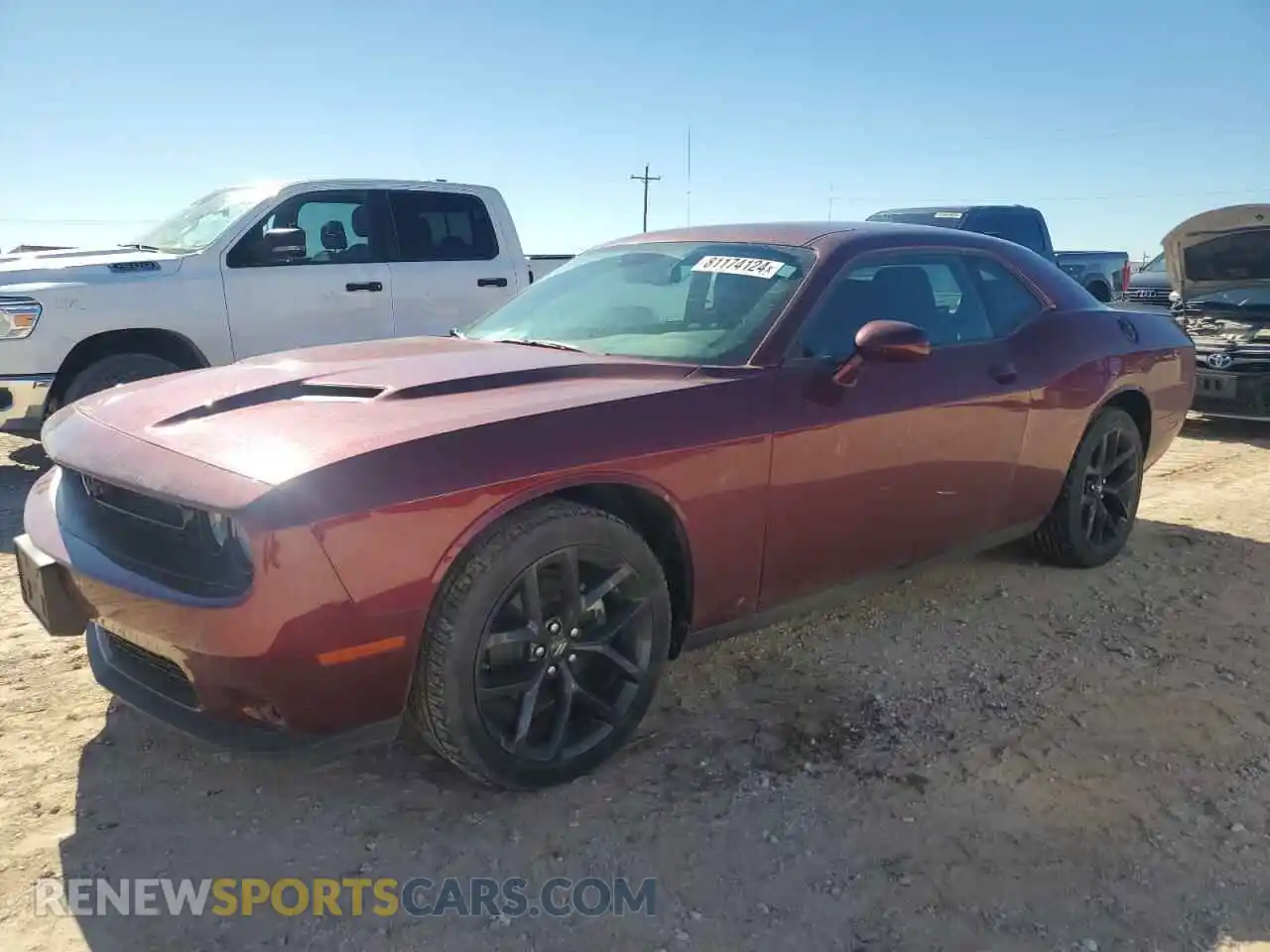 1 Photograph of a damaged car 2C3CDZAG1PH528464 DODGE CHALLENGER 2023