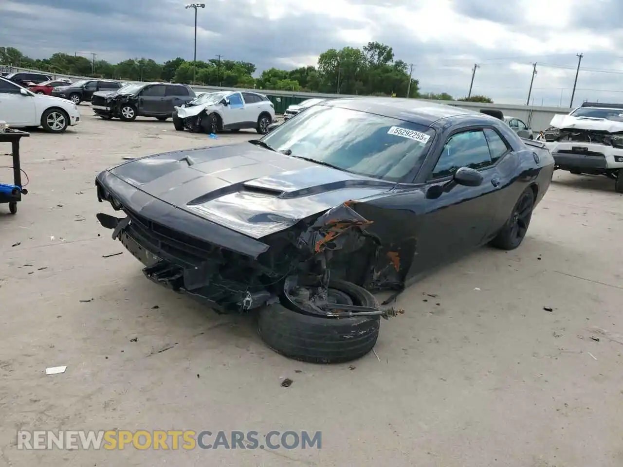1 Photograph of a damaged car 2C3CDZAG1PH549511 DODGE CHALLENGER 2023