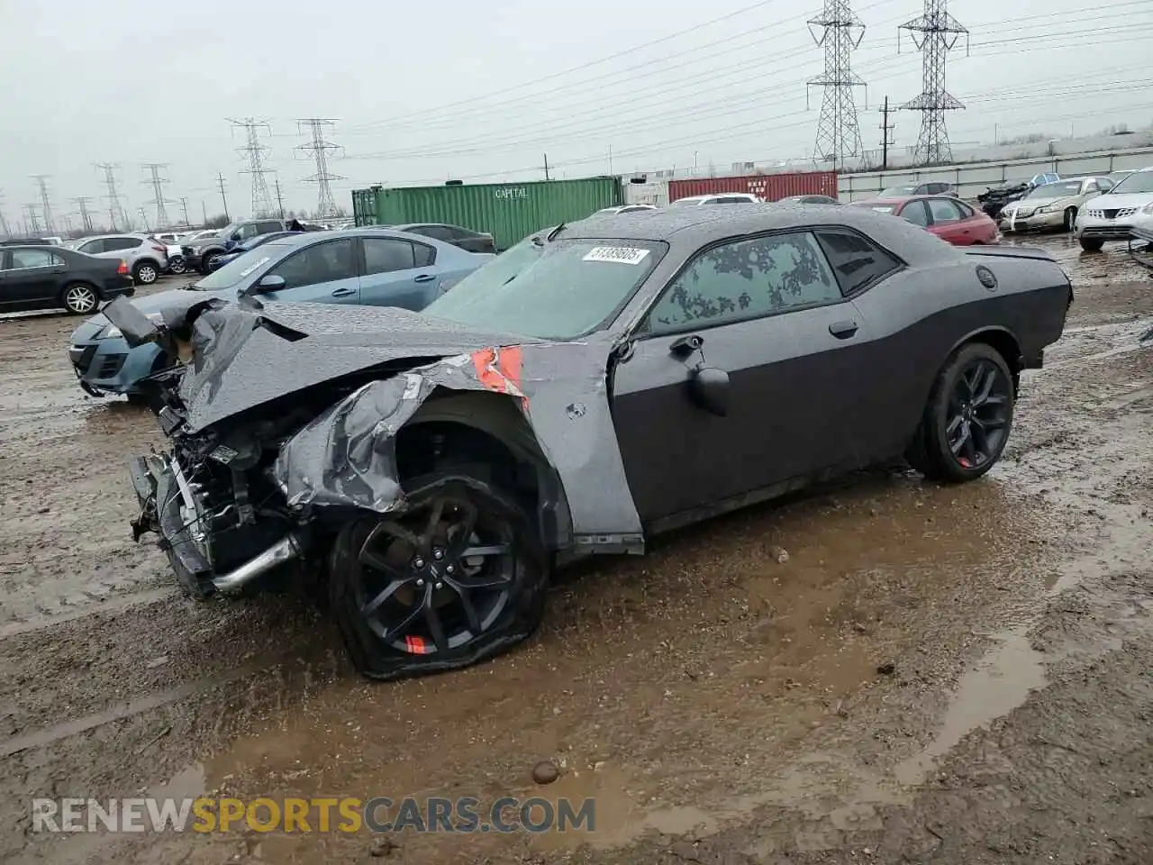 1 Photograph of a damaged car 2C3CDZAG2PH507641 DODGE CHALLENGER 2023