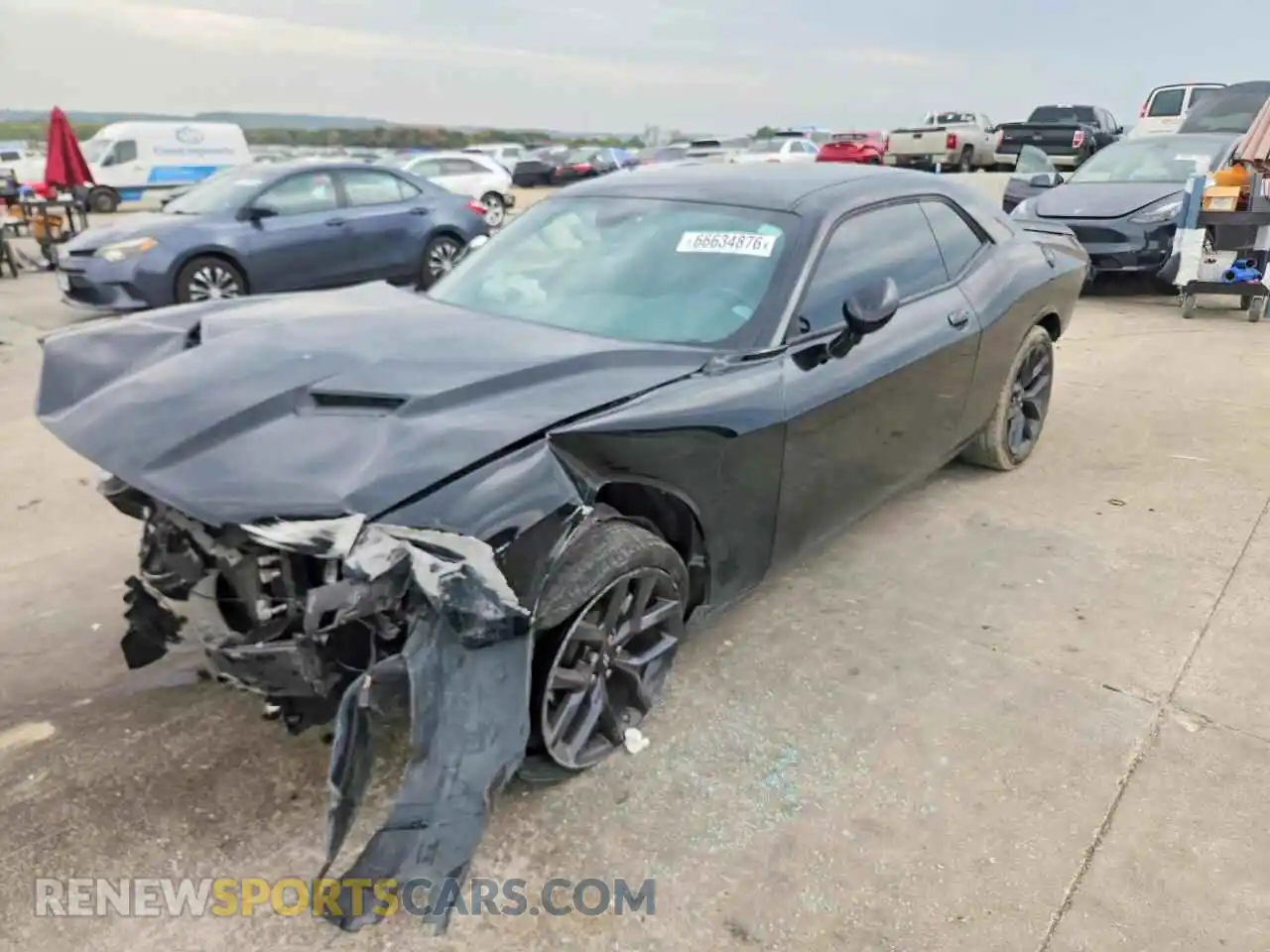 1 Photograph of a damaged car 2C3CDZAG2PH581903 DODGE CHALLENGER 2023