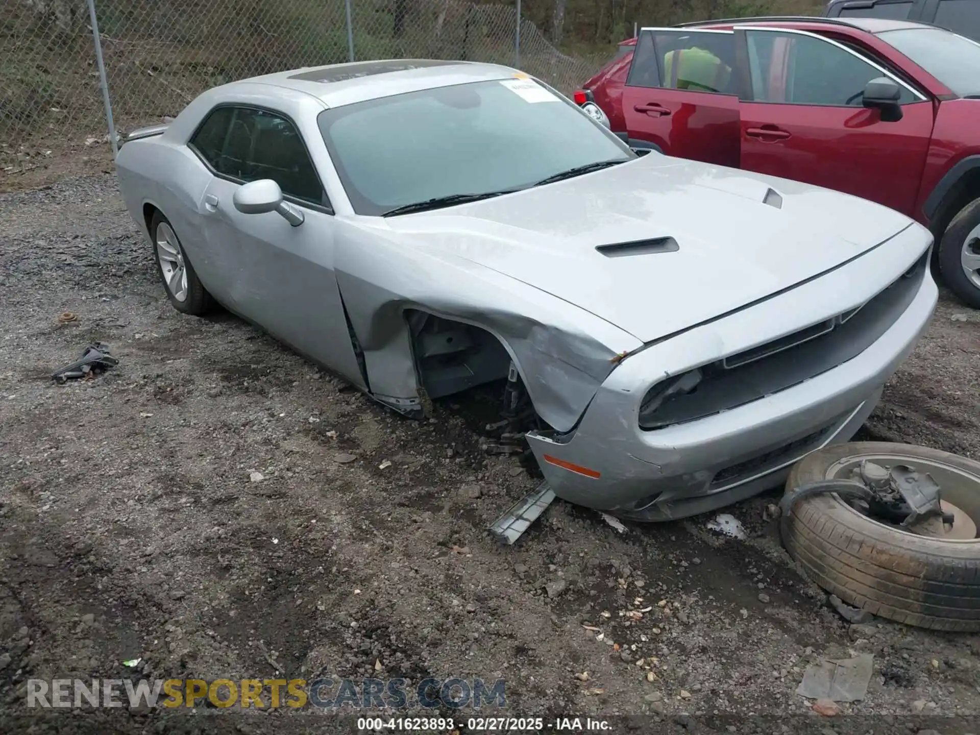1 Photograph of a damaged car 2C3CDZAG2PH602524 DODGE CHALLENGER 2023