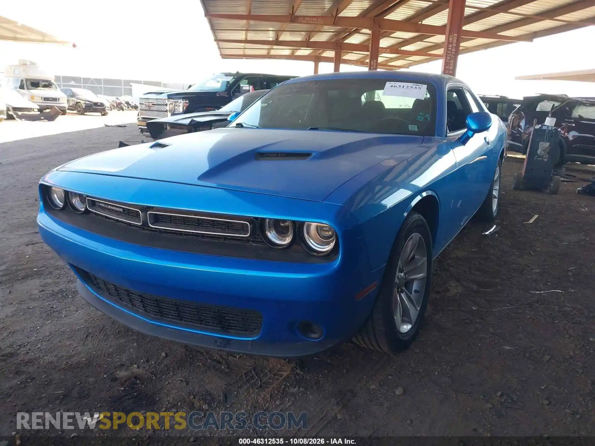 2 Photograph of a damaged car 2C3CDZAG5PH670123 DODGE CHALLENGER 2023