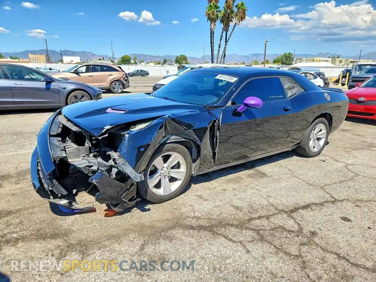 1 Photograph of a damaged car 2C3CDZAG6PH578857 DODGE CHALLENGER 2023
