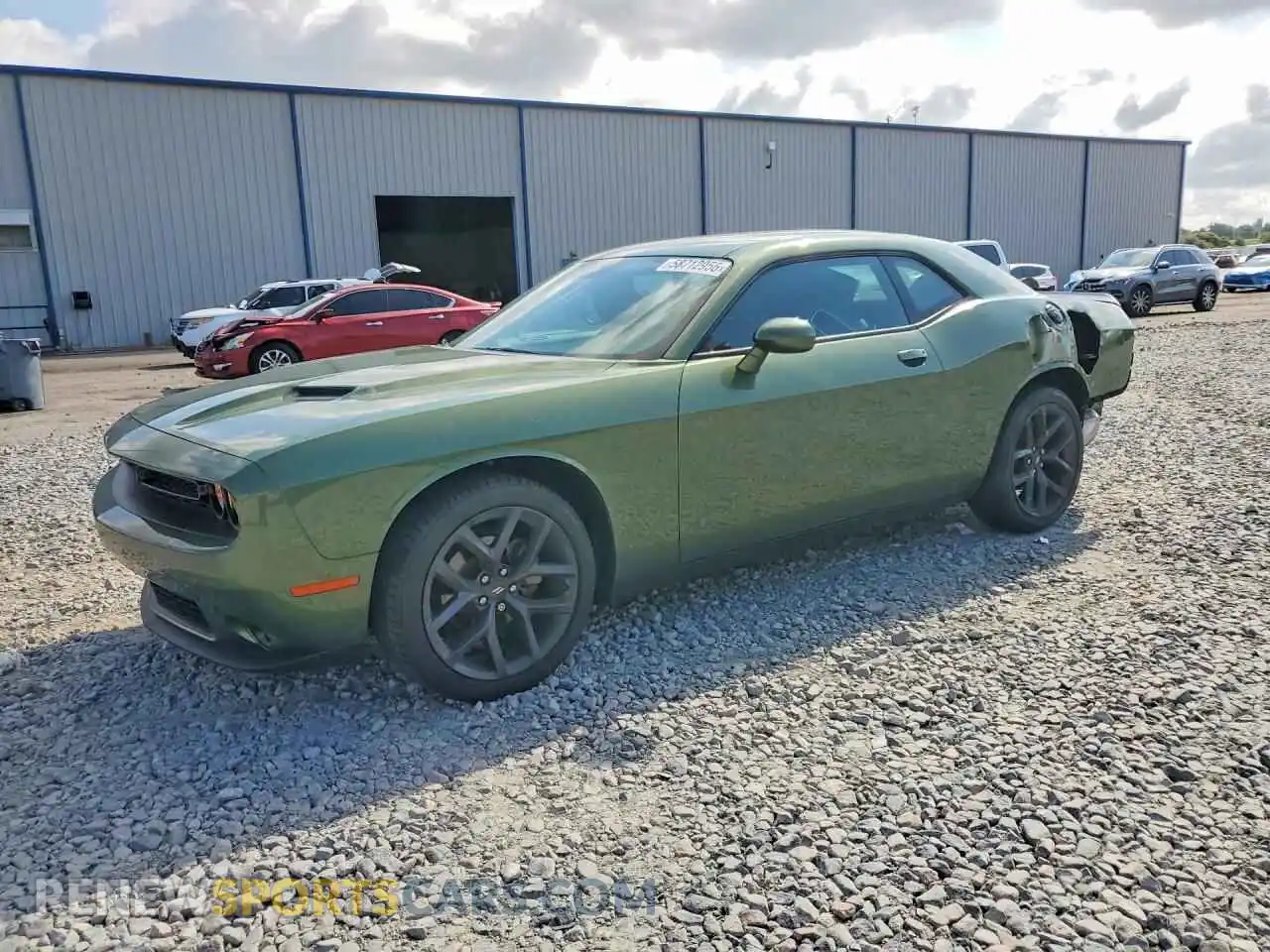 1 Photograph of a damaged car 2C3CDZAG6PH606446 DODGE CHALLENGER 2023