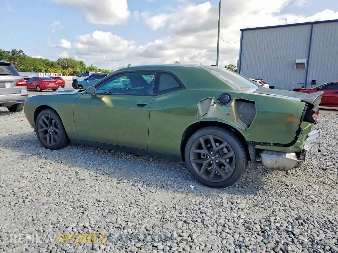 2 Photograph of a damaged car 2C3CDZAG6PH606446 DODGE CHALLENGER 2023