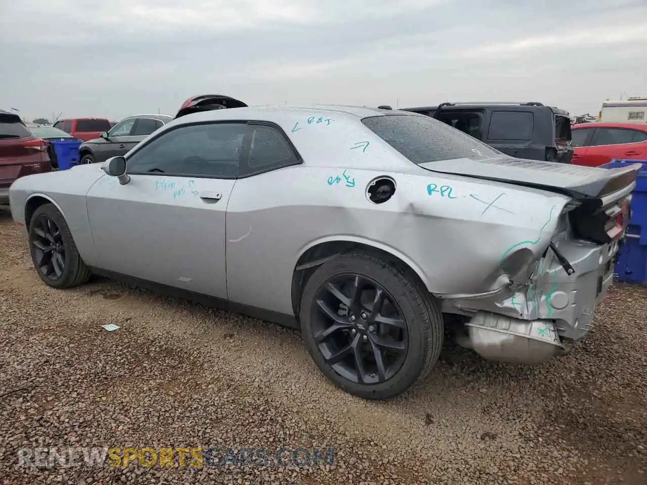 2 Photograph of a damaged car 2C3CDZAG6PH682202 DODGE CHALLENGER 2023