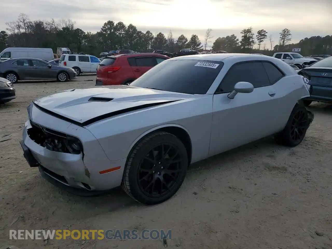 1 Photograph of a damaged car 2C3CDZAG7PH522040 DODGE CHALLENGER 2023