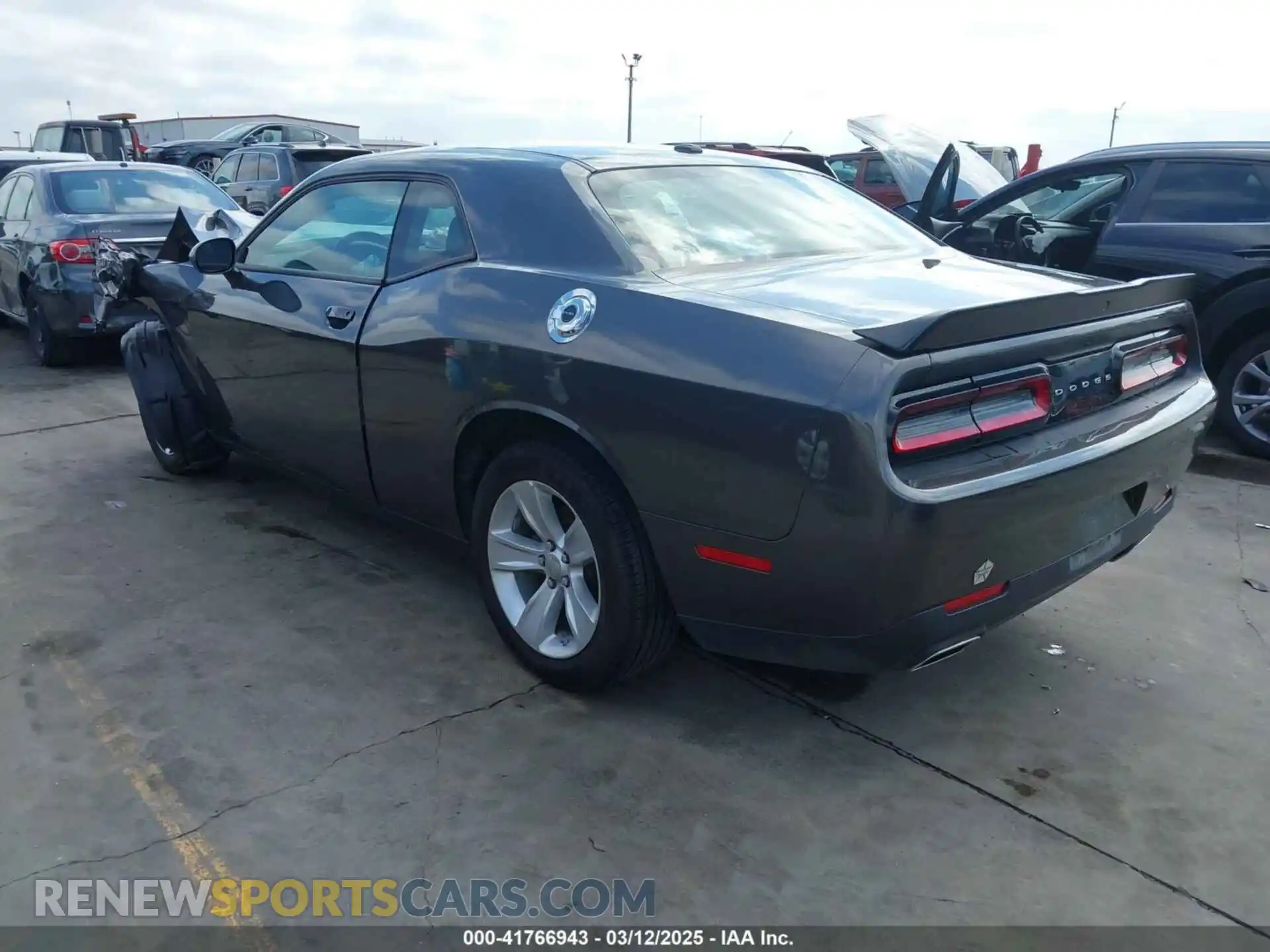 3 Photograph of a damaged car 2C3CDZAG7PH573957 DODGE CHALLENGER 2023