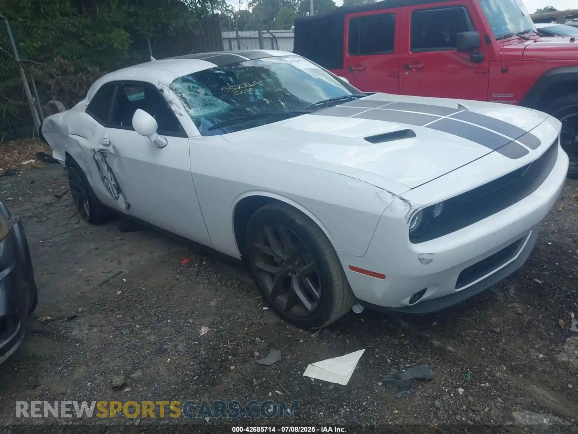 1 Photograph of a damaged car 2C3CDZAG9PH597323 DODGE CHALLENGER 2023
