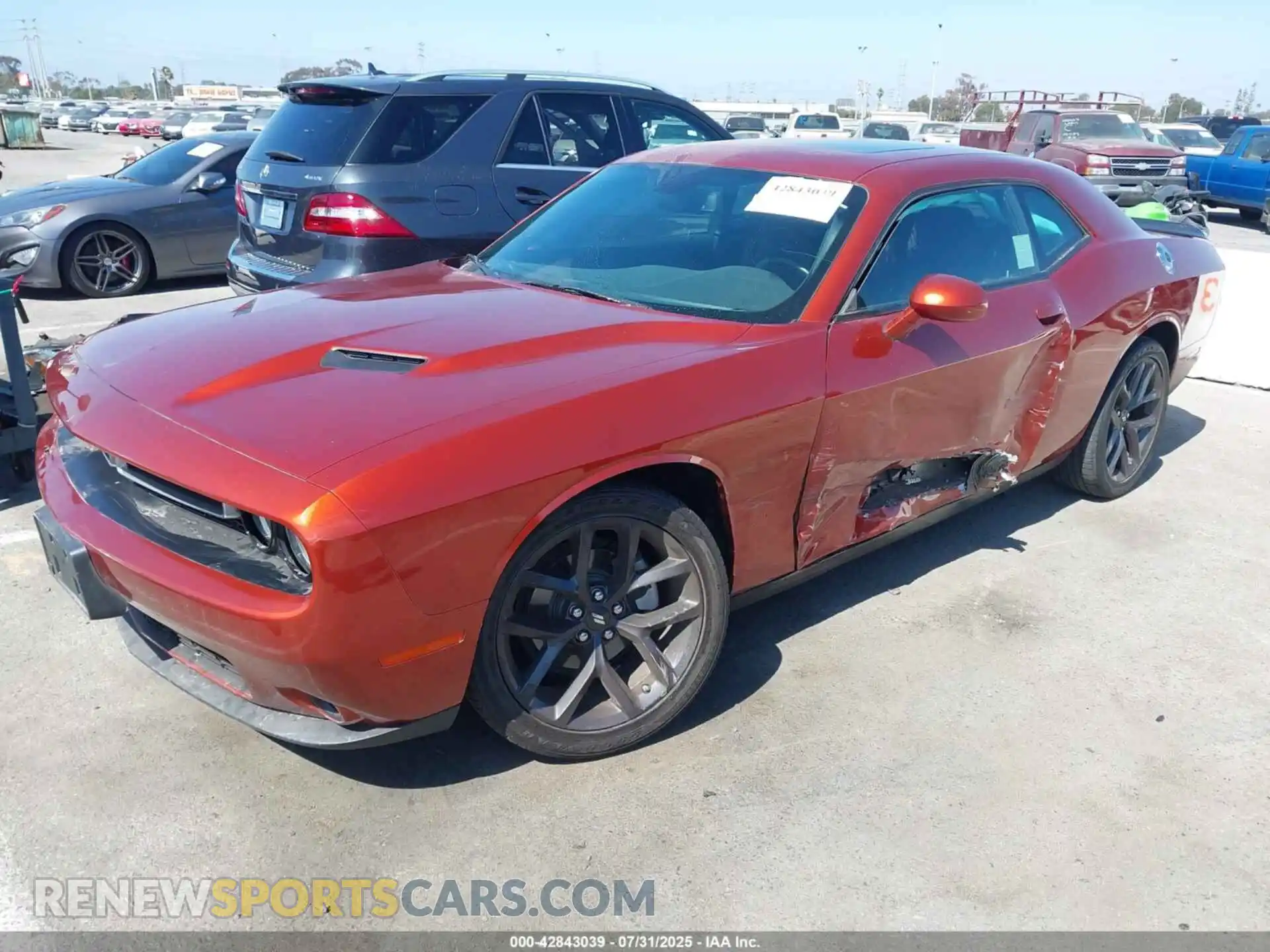 2 Photograph of a damaged car 2C3CDZAGXPH587027 DODGE CHALLENGER 2023