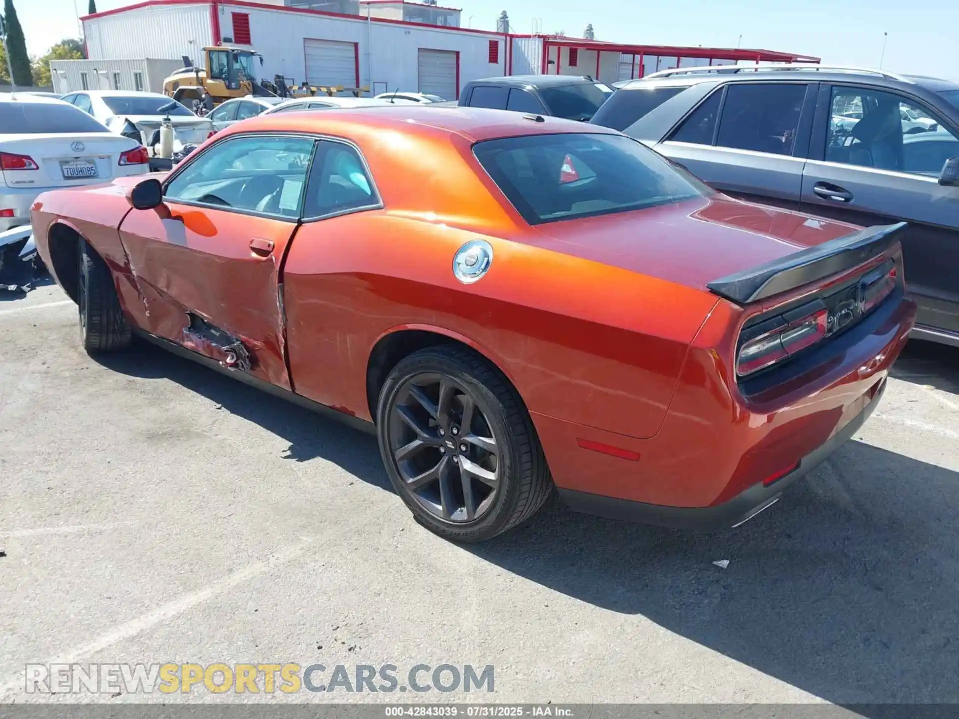 3 Photograph of a damaged car 2C3CDZAGXPH587027 DODGE CHALLENGER 2023