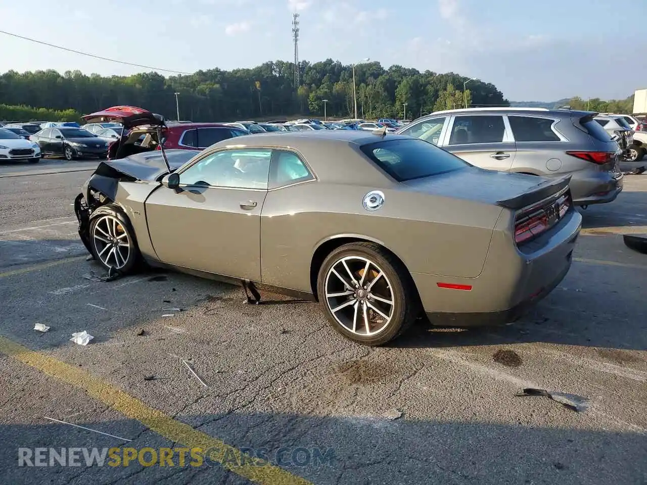 2 fotografías del automóvil dañado 2C3CDZBT5PH630149 DODGE CHALLENGER 2023