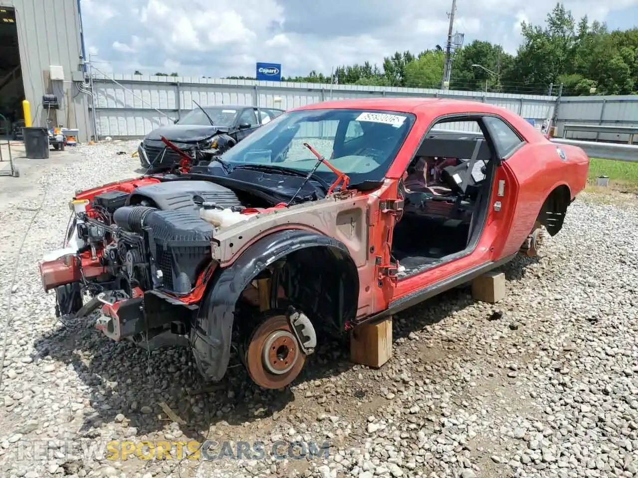 1 Photograph of a damaged car 2C3CDZBT7PH505394 DODGE CHALLENGER 2023